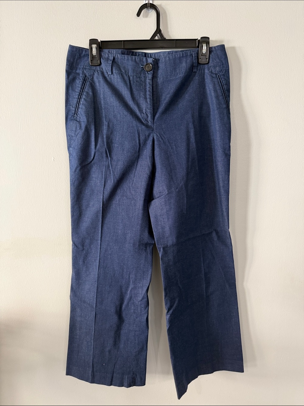 LOFT  “KATE” Navy Wide-Leg Jeans